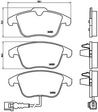 Brembo Brake Pad Front